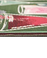 Liora Manne' Esencia Let's Get Jolly 2'x2'10" Area Rug