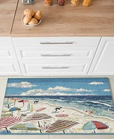 Liora Manne' Esencia Dog Beach 2'x2'10" Area Rug