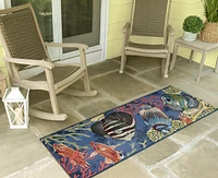 Liora Manne' Esencia Fish 1'11"x4'11" Runner Area Rug