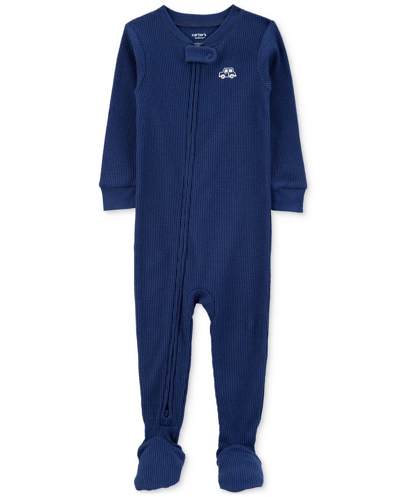 Carter's Baby Boys 1-Piece Thermal Footed Pajamas