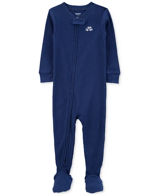 Carter's Baby Boys 1-Piece Thermal Footed Pajamas