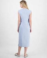 On 34th Women's Extended-Shoulder Knit Midi Dress, Exclusively at Macy's