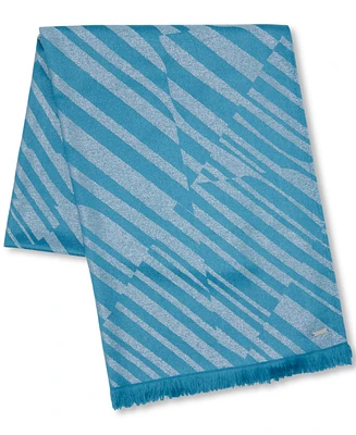 Calvin Klein Bias Geometric Metallic Scarf