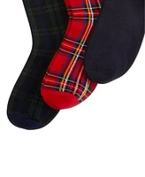 Polo Ralph Lauren Big Boys Holiday Bear Socks, 3-Pack