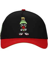 Lids Men's Black Looney Tunes Marvin the Martian A-Frame Adjustable Hat