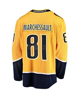 Fanatics Men's Jonathan Marchessault Gold Nashville Predators Home Premier Breakaway Player Jersey