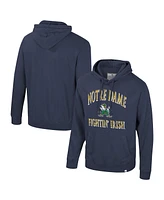 Colosseum Men's Navy Notre Dame Fighting Irish Big Tall Cap E-Tan Pullover Hoodie