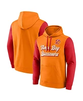 Fanatics Men's Orange/Red Tampa Bay Buccaneers Fleece Pullover Hoodie