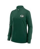 Logo Athletic Women's Green Bay Packers Velocity Quarter-Zip Jacket