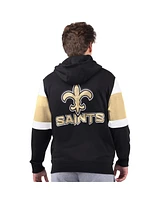 Starter Men's Black New Orleans Saints Extreme Full-Zip Hoodie