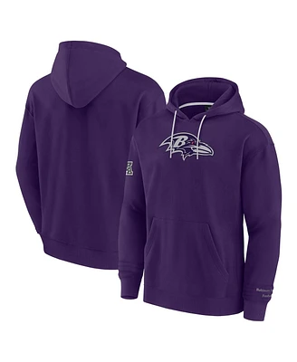 Fanatics Men's Purple Baltimore Ravens Elements Pace Fleece Pullover Hoodie