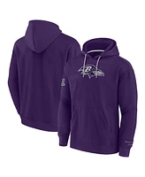 Fanatics Men's Purple Baltimore Ravens Elements Pace Fleece Pullover Hoodie