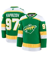 Fanatics Men's Kirill Kaprizov Green Minnesota Wild Alternate Premium Jersey