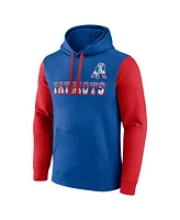 Fanatics Men's Navy/Royal New England Patriots Fleece Pullover Hoodie