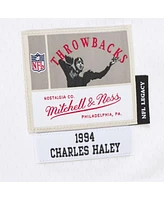 Mitchell & Ness Men's Charles Haley White/Navy Dallas Cowboys 1994 Alternate Legacy Replica Jersey