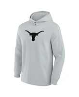 Fanatics Men's Gray Texas Longhorns Blaze Tri-Blend Pullover Hoodie