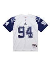 Mitchell & Ness Men's Charles Haley White/Navy Dallas Cowboys 1994 Alternate Legacy Replica Jersey