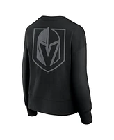 Fanatics Women's Black Vegas Golden Knights Elements Flow Pullover Sweatshirt