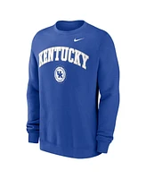 Nike Men's Royal Kentucky Wildcats Arched Seal Pullover Sweatshirt