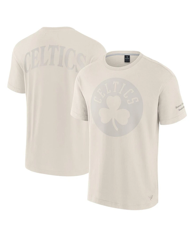 Fanatics Men's Cream Boston Celtics Elements Iconic T-Shirt