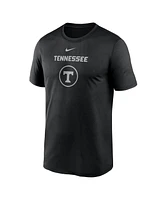 Nike Men's Black Tennessee Volunteers On-Court Basketball Legend Practice Performance T-Shirt