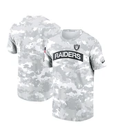 Nike Men's White Las Vegas Raiders 2024 Salute To Service Big Tall Performance T-Shirt