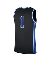 Nike Men's 1 Black Duke Blue Devils Alternate Replica Jersey