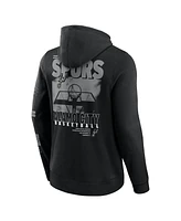 Fanatics Men's Black San Antonio Spurs Game Time Crossover Pullover Hoodie