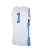 Jordan Men's White North Carolina Tar Heels Home Replica Basketball Jersey