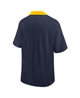 Nike Men's Navy Michigan Wolverines Legacy Jersey Club Polo