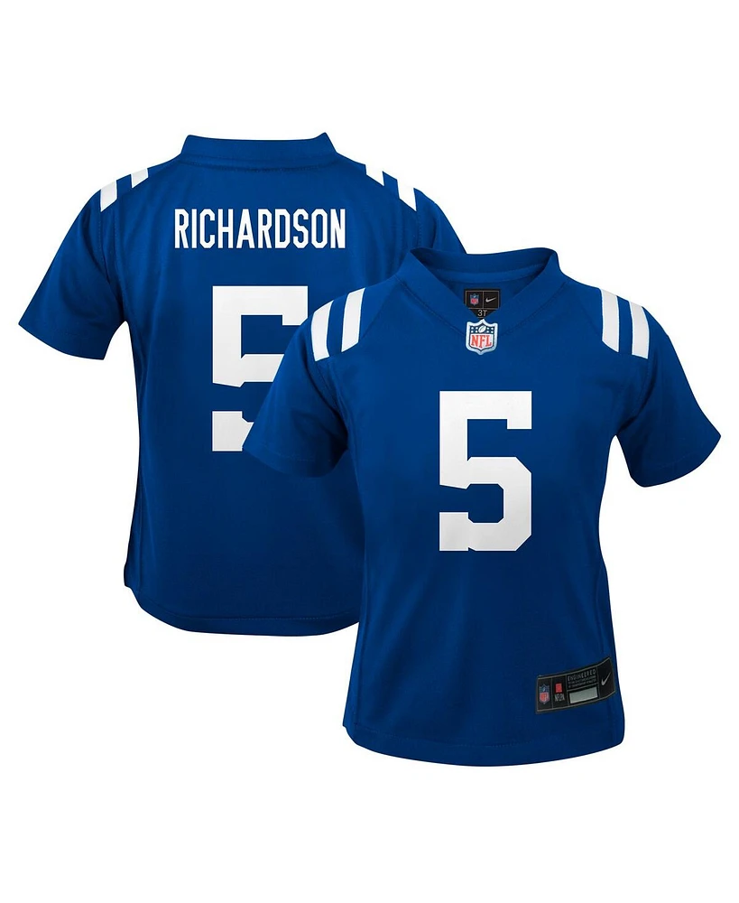 Nike Preschool Anthony Richardson Royal Indianapolis Colts Player Game Jersey