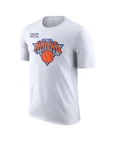 Nike Men's White New York Knicks 2024/25 City Edition Essential Logo T-Shirt