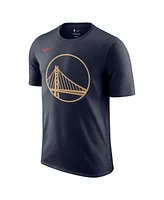 Nike Men's Navy Golden State Warriors 2024/25 City Edition Essential Logo T-Shirt