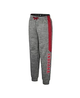 Colosseum Big Boys and Girls Heather Gray Indiana Hoosiers Fleece Pants