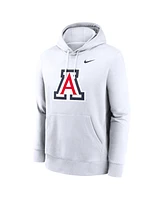 Nike Men's White Arizona Wildcats Primetime Club Fleece Pullover Hoodie