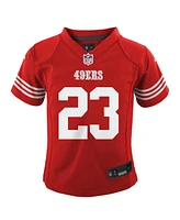 Nike Baby Boys and Girls Christian McCaffrey Scarlet San Francisco 49ers Team Player Game Jersey