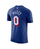 Nike Men's Tyrese Maxey Royal Philadelphia 76ers Icon Edition Name Number T-Shirt