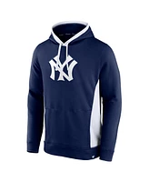 Fanatics Men's Navy New York Yankees True Classics Fanarama Pullover Hoodie