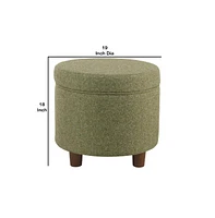 Slickblue Wooden Ottoman for Elegant Seating and Functional Storage in Living Room or Bedroom