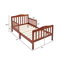 Durable Wooden Baby Toddler Bed for Safe and Cozy Sleep