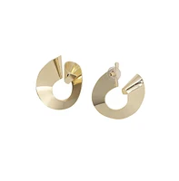 Sohi Minimal Spiral Drop Earrings