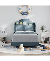 gaomon Twin Bed Frame with Lights