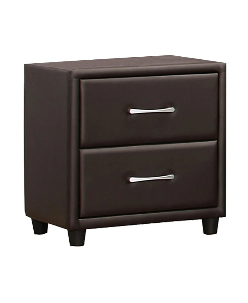 Slickblue 2-Drawer Nightstand for Functional and Stylish Bedroom Storage