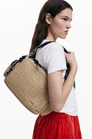 Desigual Women's Small raffia bag