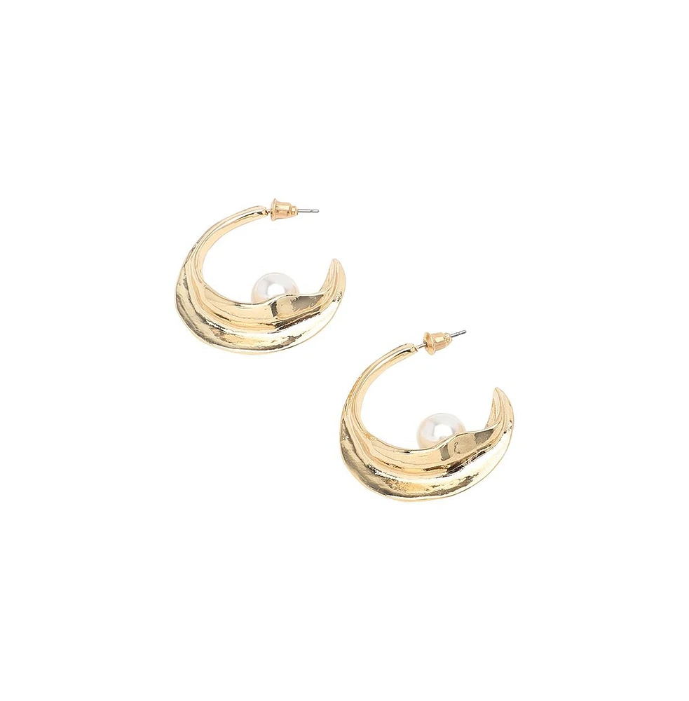 Sohi Casual Pearls Drop Earring