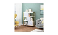 Slickblue 4-Layer Bookshelf for Efficient Storage and Stylish Home Organization