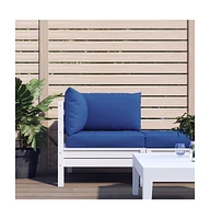 vidaXL Pallet Cushions 3 pcs Blue Oxford Fabric