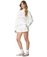 Edikted Women's Cali Bow Sweatshirt