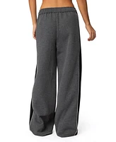 Edikted Womens Contrast Panel Sweatpants