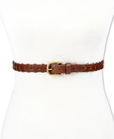 Levi's Women's Fully Adjustable Skinny Braided Genuine Leather Belt